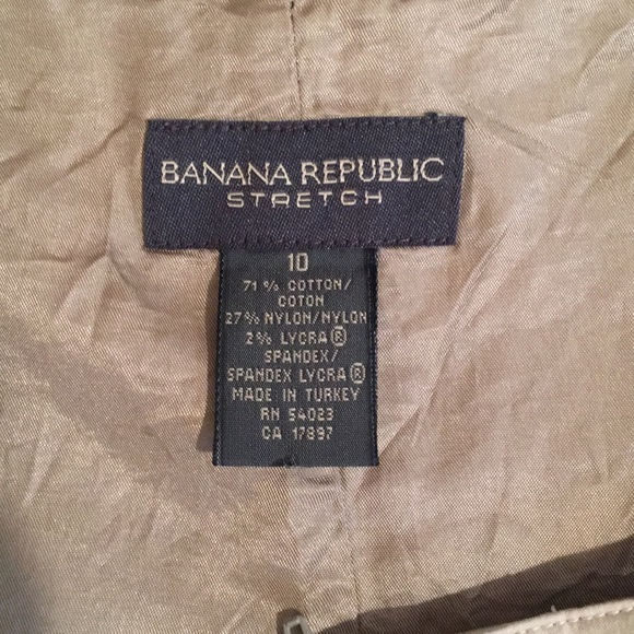 Banana republic khaki stretch skirt size 10 - Picture 5 of 5